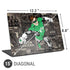 DC Comics Green Lantern Vintage Action Pose Pattern Universal Laptop 15in (12.2 x 8.8in) Skin